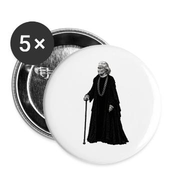Uraltes Böses - Buttons groß 56 mm (5er Pack) - Weiß - Vorne