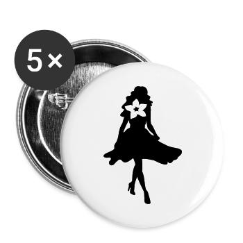 Model - Buttons large 2.2''/56 mm (5-pack) - white - Front