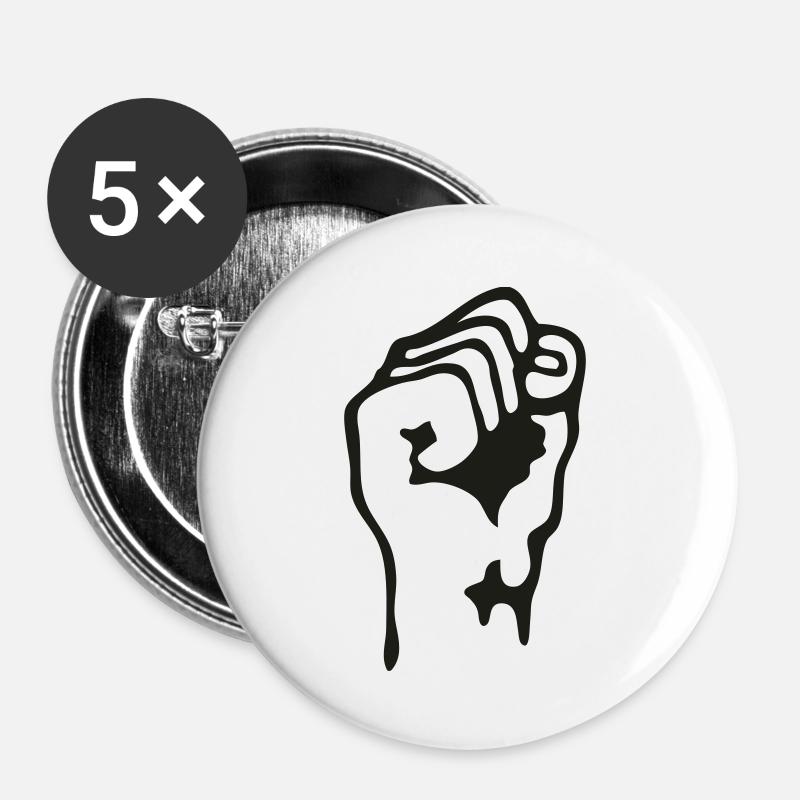 faust02 - Buttons large 2.2''/56 mm (5-pack) - white
