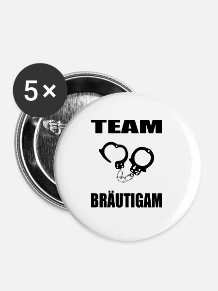 JGA - Buttons groß 56 mm (5er Pack) - Weiß