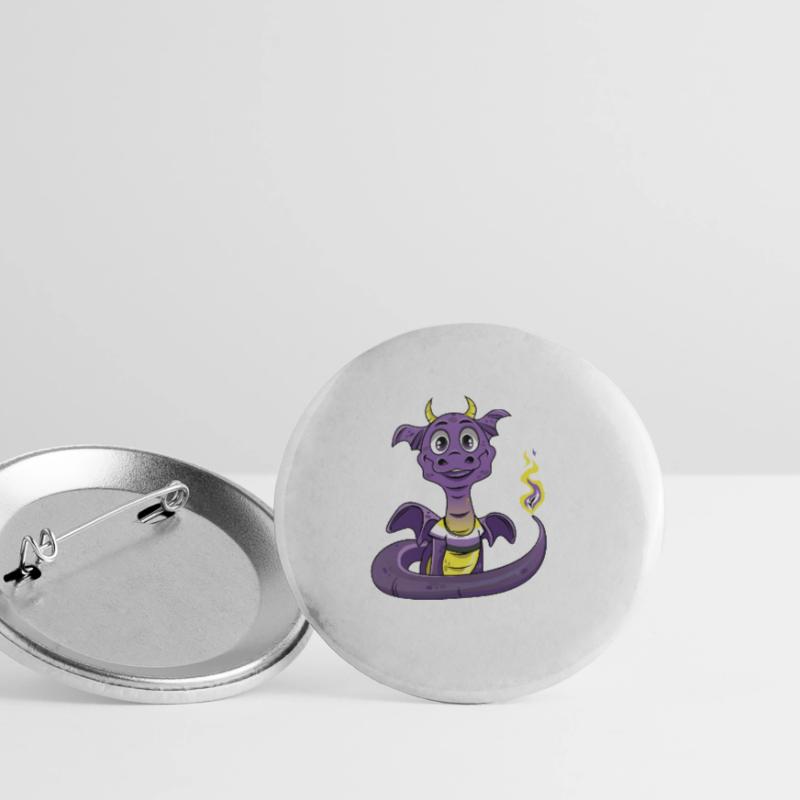 Nonbinary Pride Dragon Nonbinary Lot de 5 grands badges (56 mm)