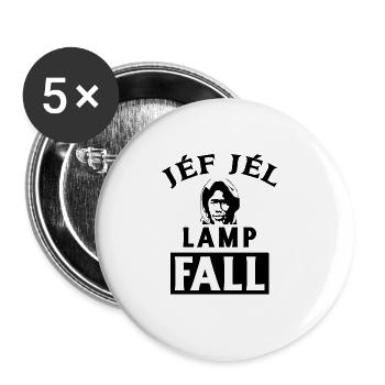 Lamp Fall Cheikh Ibra Fall Magal de Touba Geschenk - Buttons groß 56 mm (5er Pack) - Weiß - Vorne