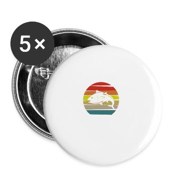 A Day Without Ice Fishing Probably Won't Kill Me - Buttons groß 56 mm (5er Pack) - Weiß - Vorne