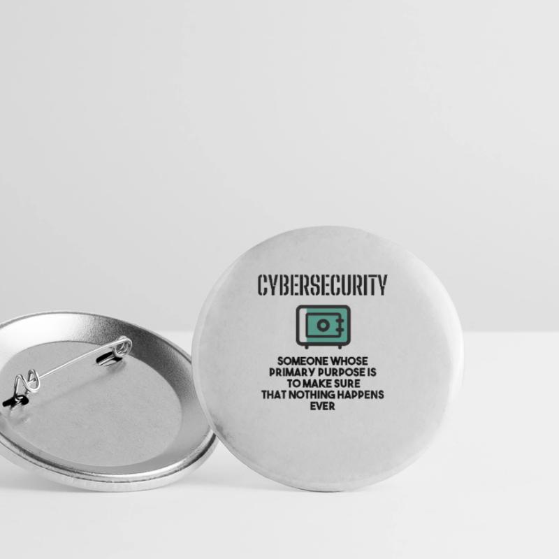 Cybersecurity - IT Security Computer Scientists Buttons large 2.2''/56 mm (5-pack)