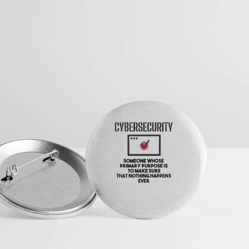 Cybersecurity - IT Security Computer Scientists Buttons large 2.2''/56 mm (5-pack)