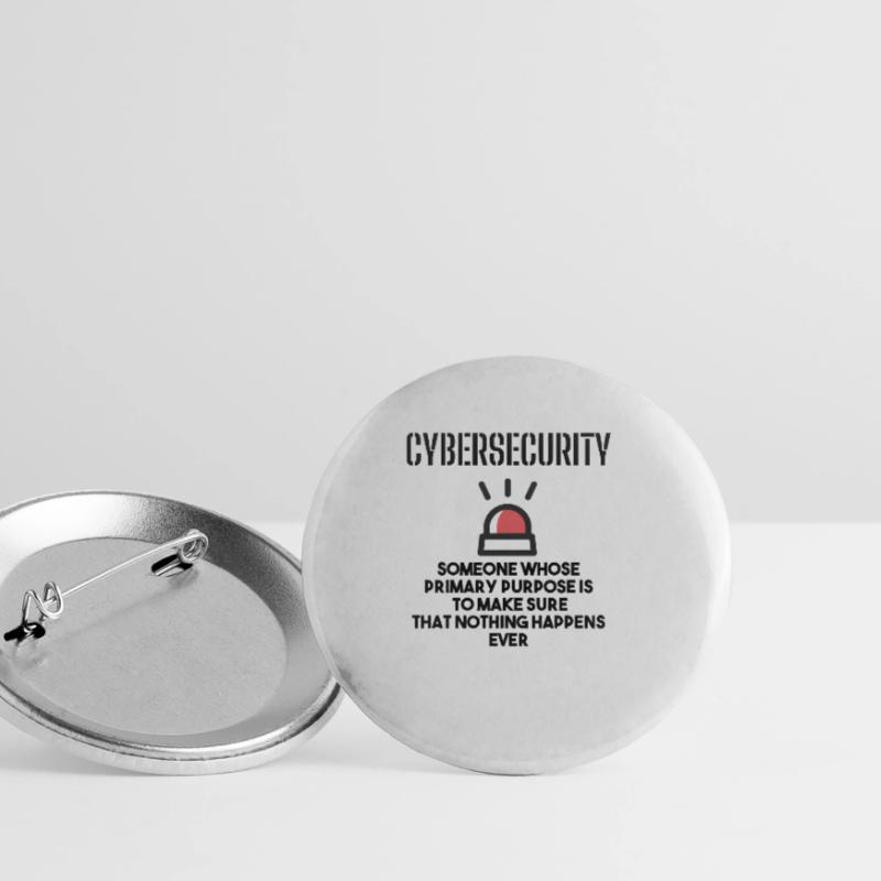 Cybersecurity - IT Security Computer Scientists Buttons large 2.2''/56 mm (5-pack)