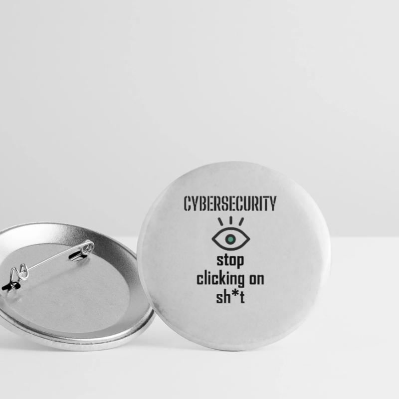 Cybersecurity - IT Security Computer Scientists Buttons large 2.2''/56 mm (5-pack)