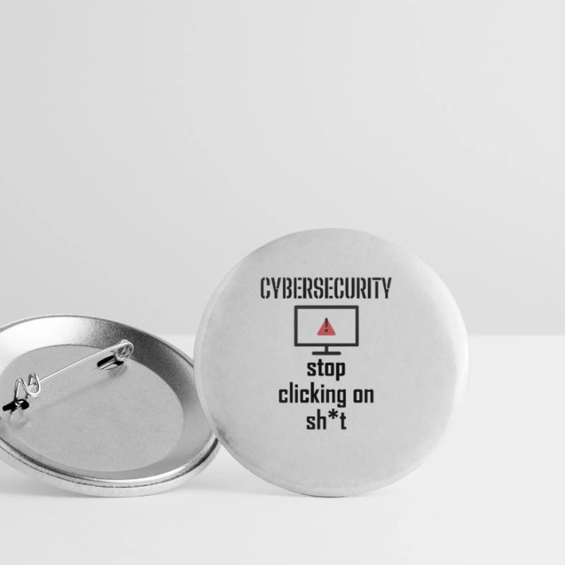 Cybersecurity - IT Security Computer Scientists Buttons large 2.2''/56 mm (5-pack)