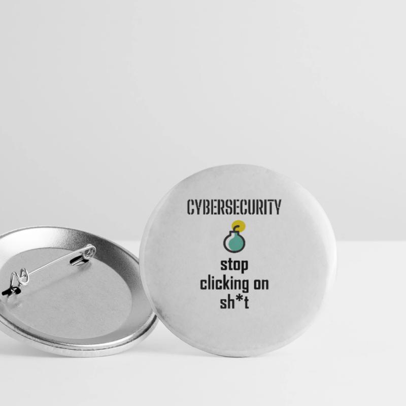 Cybersecurity - IT Security Computer Scientists Buttons large 2.2''/56 mm (5-pack)