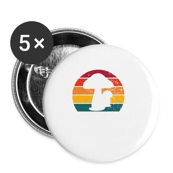 Mushrooms Mushrooms Porcini Mushrooms Collectors Chanterelles - Buttons large 2.2''/56 mm (5-pack) - white - Front