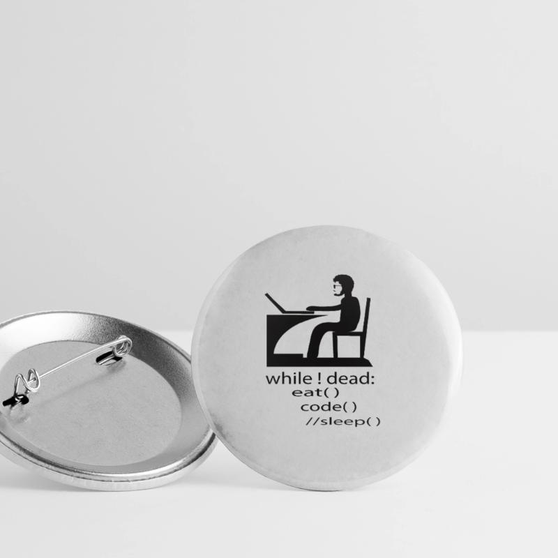 Softwareentwickler Programmierer Geschenk Buttons groß 56 mm (5er Pack)