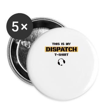 Bester Disponent Spruch Geschenk Beruf Logistik - Buttons groß 56 mm (5er Pack) - Weiß - Vorne