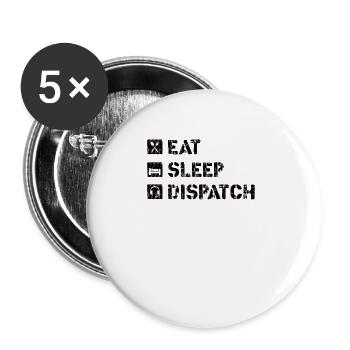 Bester Disponent Spruch Geschenk Beruf Logistik - Buttons groß 56 mm (5er Pack) - Weiß - Vorne