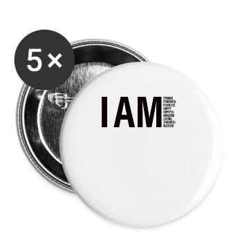 Meilleur cadeau de maman de la fête des mères - Lot de 5 grands badges (56 mm) - blanc - Devant