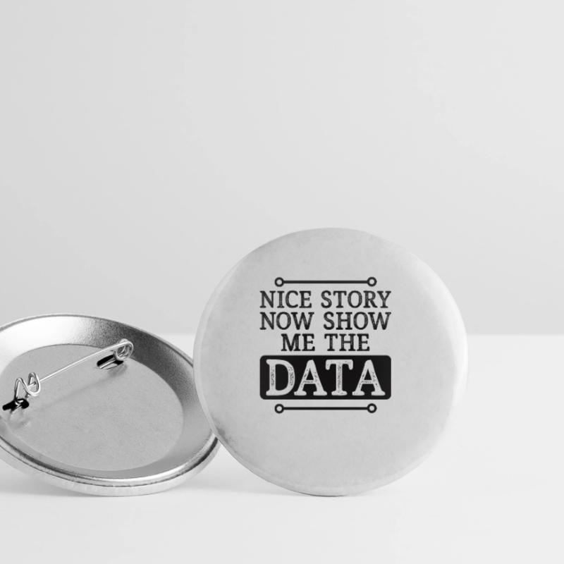 Deep Learning Machine Learning AI KI Datenanalyse Buttons groß 56 mm (5er Pack)
