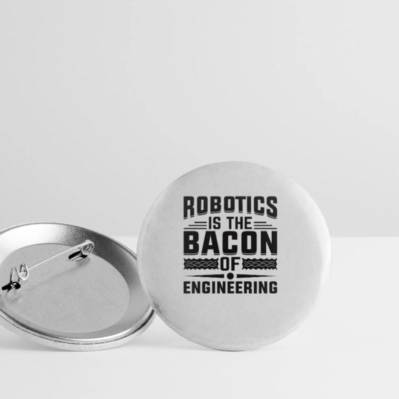 Robot Programmer Automation Technician Buttons large 2.2''/56 mm (5-pack)