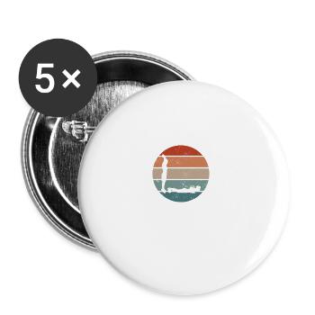 Je Peux Pas J'ai Apiculture Apiculteur - Lot de 5 grands badges (56 mm) - blanc - Devant