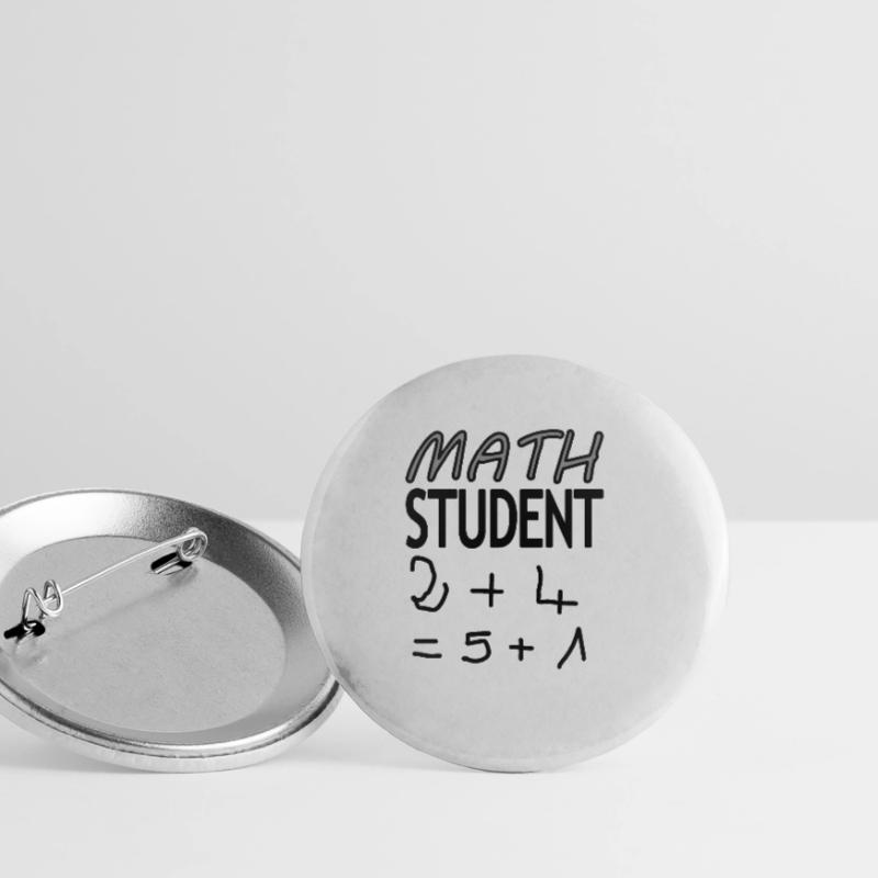 Math Student Math Student Math Study Gift Buttons large 2.2''/56 mm (5-pack)