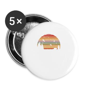 Faites du ciel une citation chrétienne religieuse bondée - Lot de 5 grands badges (56 mm) - blanc - Devant