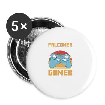 I'm The Crazy Rehab Nurse They Warned You About RN - Buttons large 2.2''/56 mm (5-pack) - white - Front