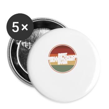 Vintage Best Rehabilitation Nutritionist Ever - Buttons large 2.2''/56 mm (5-pack) - white - Front