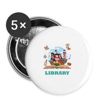 Voyage Le Monde Tenue Voyage Voyage Voyage Voyage - Lot de 5 grands badges (56 mm) - blanc - Devant