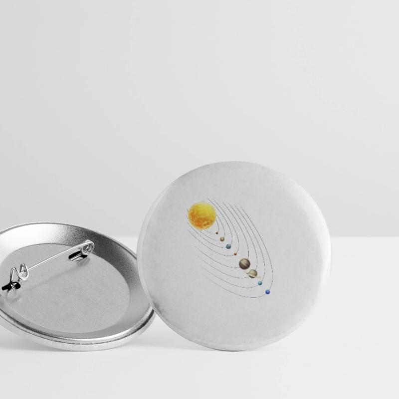 Solar System Pendulum Physics Planets Science Buttons large 2.2''/56 mm (5-pack)