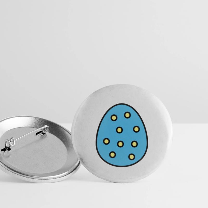 Easter egg scored Buttons large 2.2''/56 mm (5-pack)
