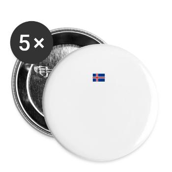 Konterbierson Island Sauf Trikot Mallorca - Buttons groß 56 mm (5er Pack) - Weiß - Vorne