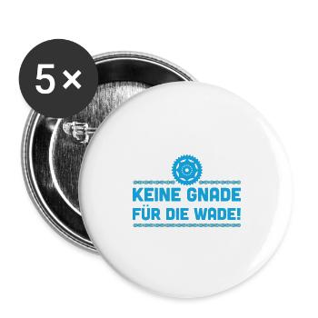 Fahrrad - Buttons groß 56 mm (5er Pack) - Weiß - Vorne