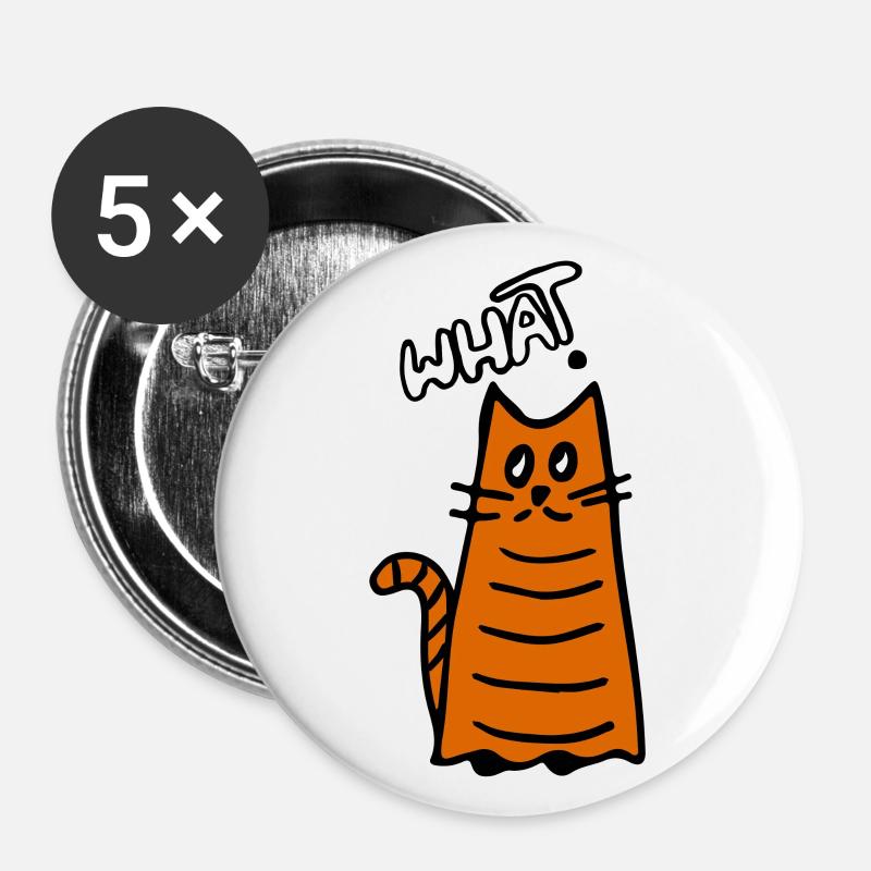 What? Cat question - Buttons large 2.2''/56 mm (5-pack) - white