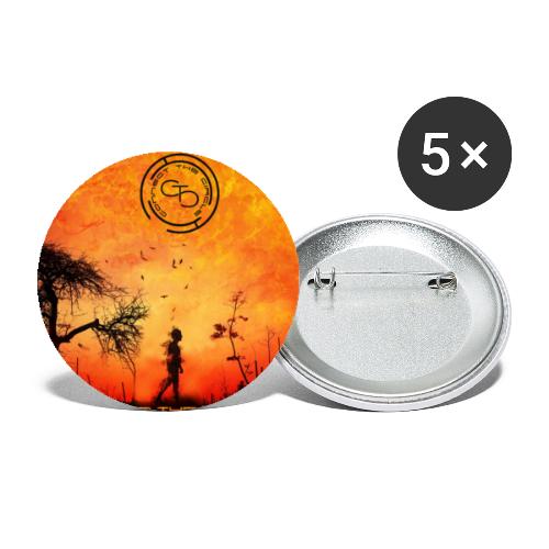 Connect The Circle - Burn The Sky - Stor pin 56 mm (5-er pakke)