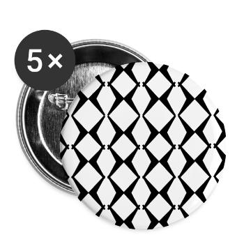 Uni Fashion - Buttons large 2.2''/56 mm (5-pack) - white - Front