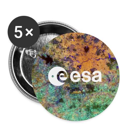 Earth from Space - Hyderabad, India - Buttons large 2.2''/56 mm (5-pack)