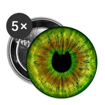 you are purrfect in my eyes - Buttons large 2.2''/56 mm (5-pack) - white - Front