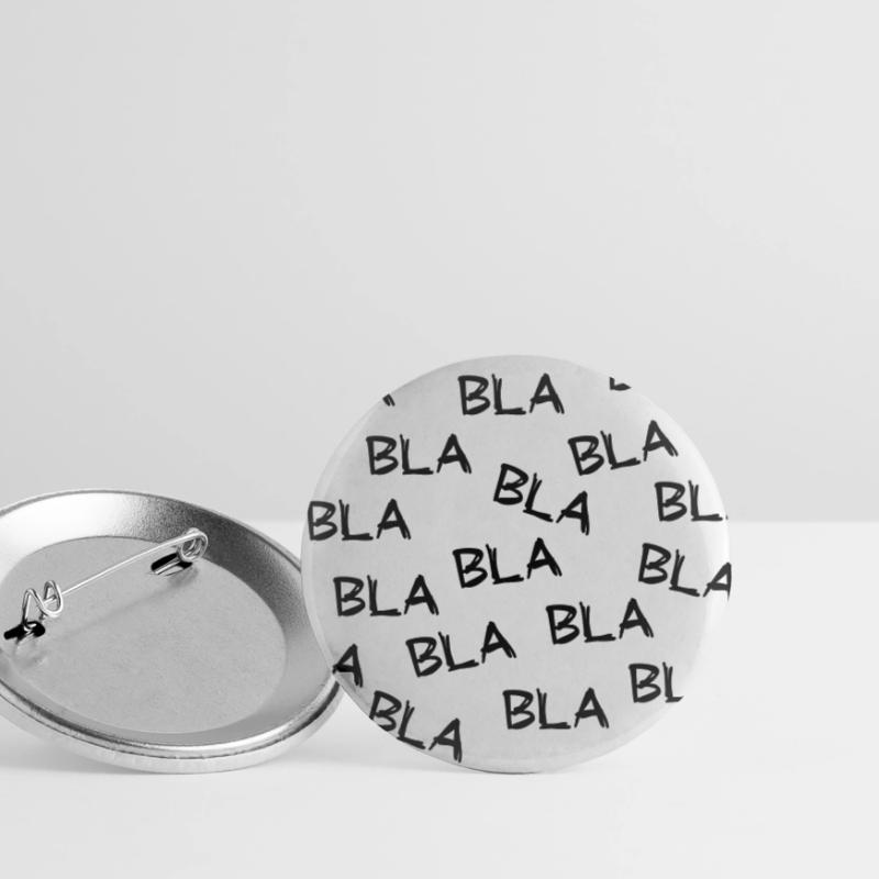 Bla blah blah oder blah blah blah. Gute oder fake news. Buttons groß 56 mm (5er Pack)