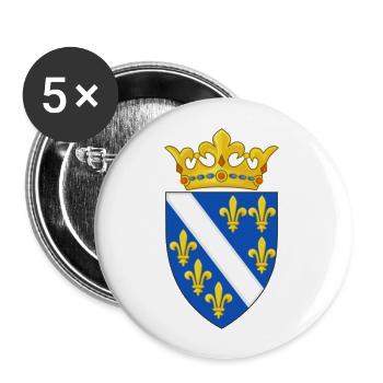 GRB KRALJEVINE BOSNE I HERCERGOVINE / Bosnien - Buttons groß 56 mm (5er Pack) - Weiß - Vorne