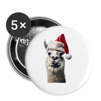 Lama - Buttons large 2.2''/56 mm (5-pack) - white - Front