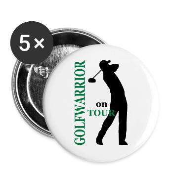 Golf - Buttons groß 56 mm (5er Pack) - Weiß - Vorne