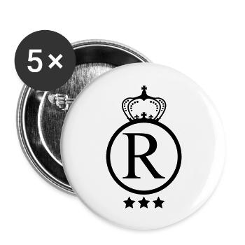 r__f1 - Buttons large 2.2''/56 mm (5-pack) - white - Front