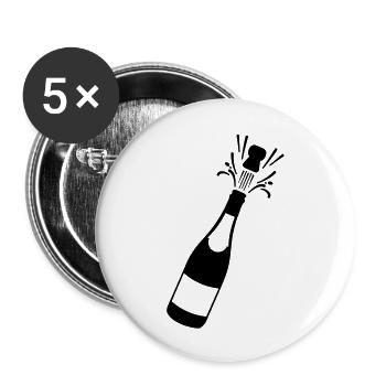_f1 - Lot de 5 grands badges (56 mm) - blanc - Devant