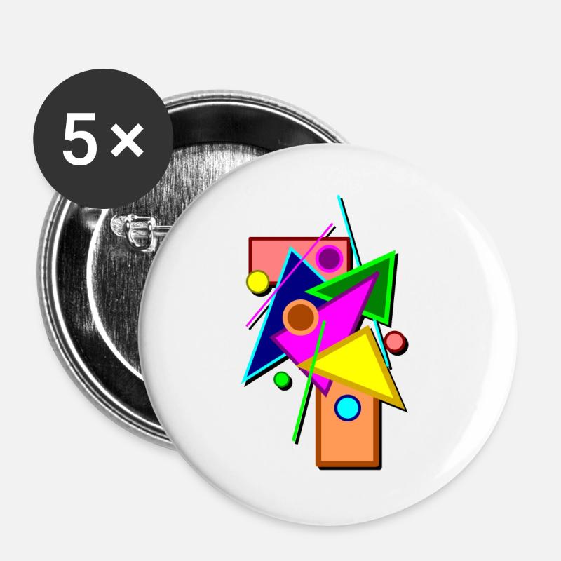 geometry - Buttons large 2.2''/56 mm (5-pack) - white
