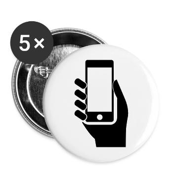 mobil_phone_01 - Buttons large 2.2''/56 mm (5-pack) - white - Front