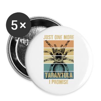 tarantula - Buttons large 2.2''/56 mm (5-pack) - white - Front