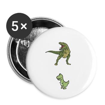 Graphic Designer Graphic Designer Artist - Buttons large 2.2''/56 mm (5-pack) - white - Front