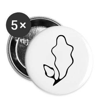 Pony Small Horses Brand - Buttons large 2.2''/56 mm (5-pack) - white - Front