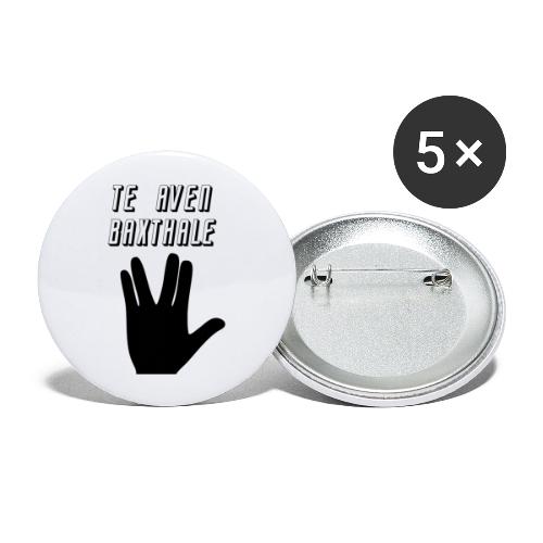 Te aven Baxthale - Buttons groß 56 mm (5er Pack)