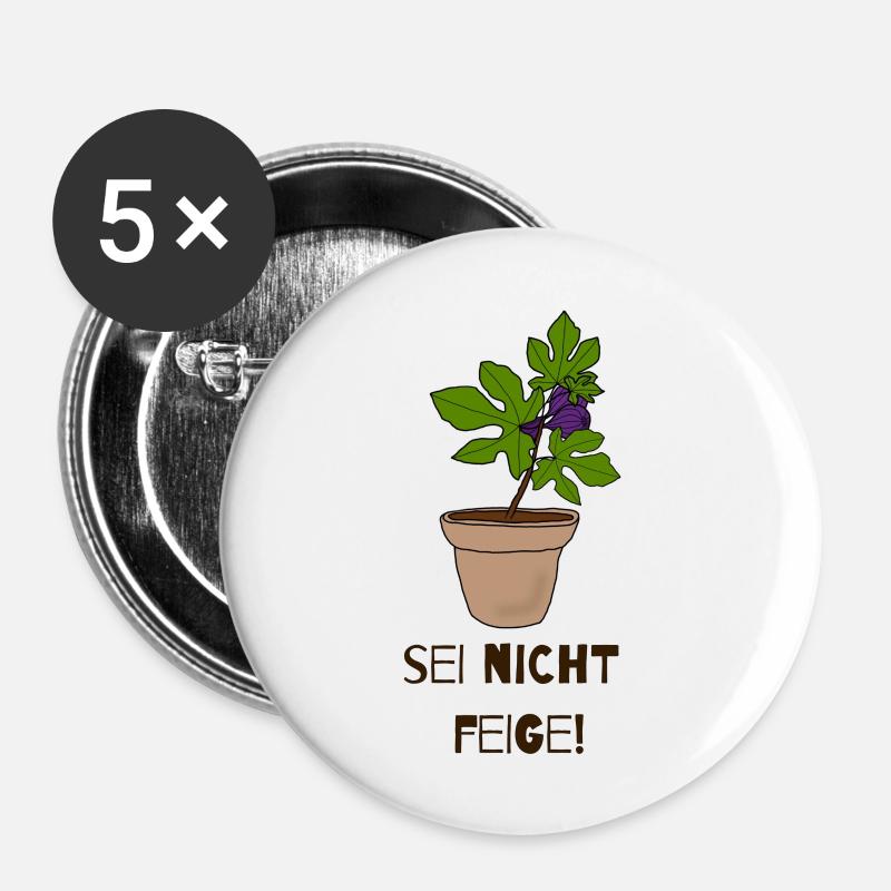 Don't be cowardly - Buttons large 2.2''/56 mm (5-pack) - white