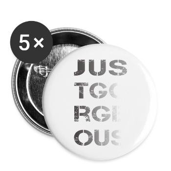 just gorgeous - Buttons large 2.2''/56 mm (5-pack) - white - Front