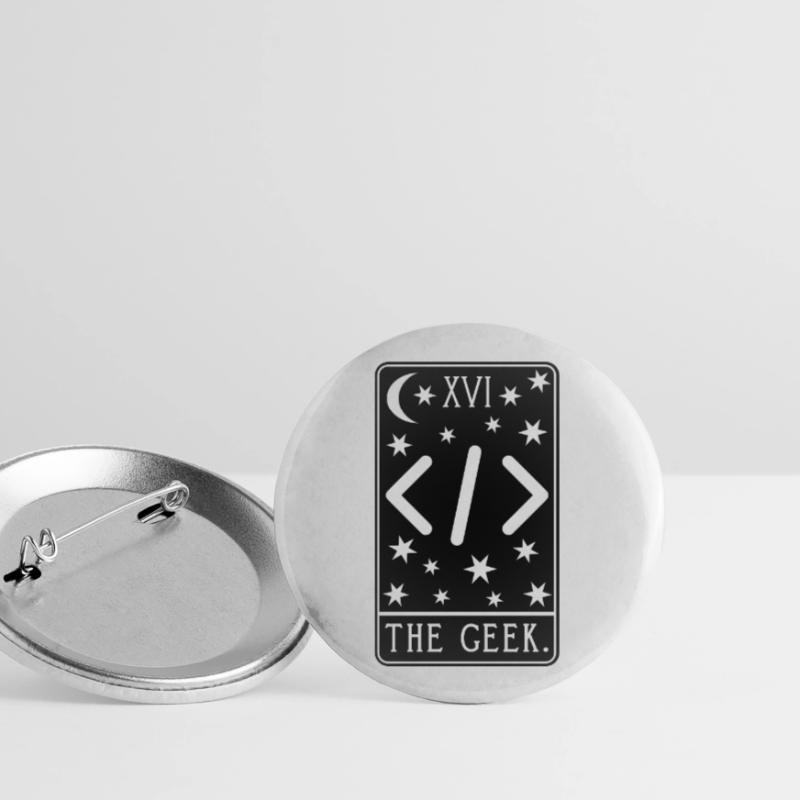 Programmer Tarot Card - Coding Geek Developer Code Buttons large 2.2''/56 mm (5-pack)